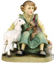 Pastorello seduto con pecore art. 79770-72